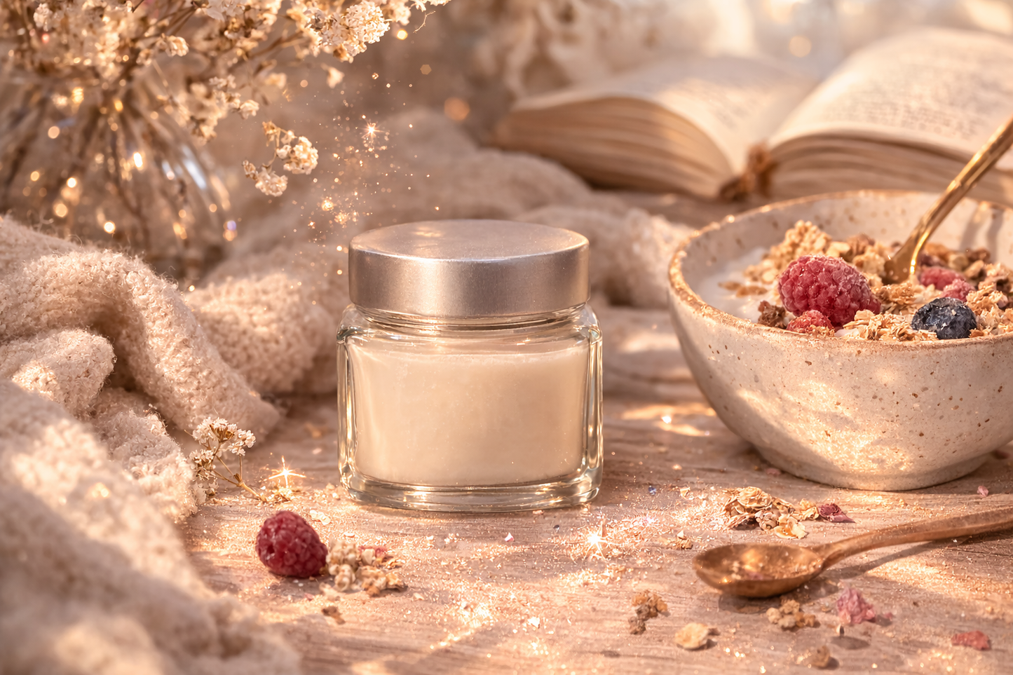 🕯️ Bougie parfumée classique - Bol de céréale