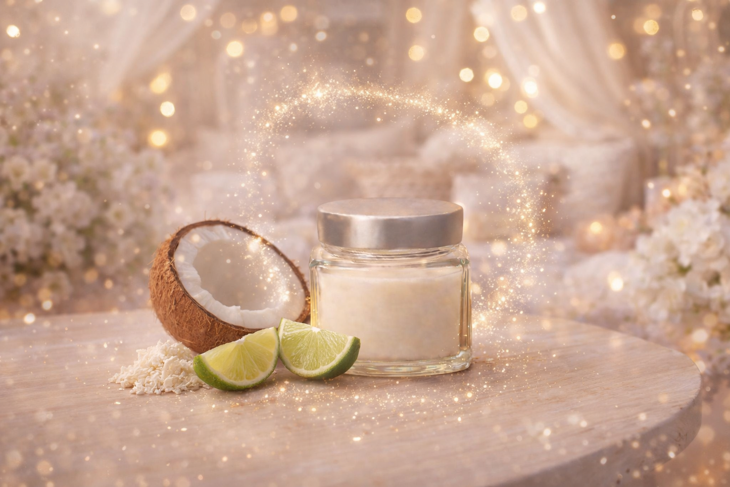 🕯️ Bougie parfumée classique - Coco - citron vert