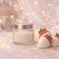 🕯️ Bougie parfumée classique - Fraise chocolat blanc