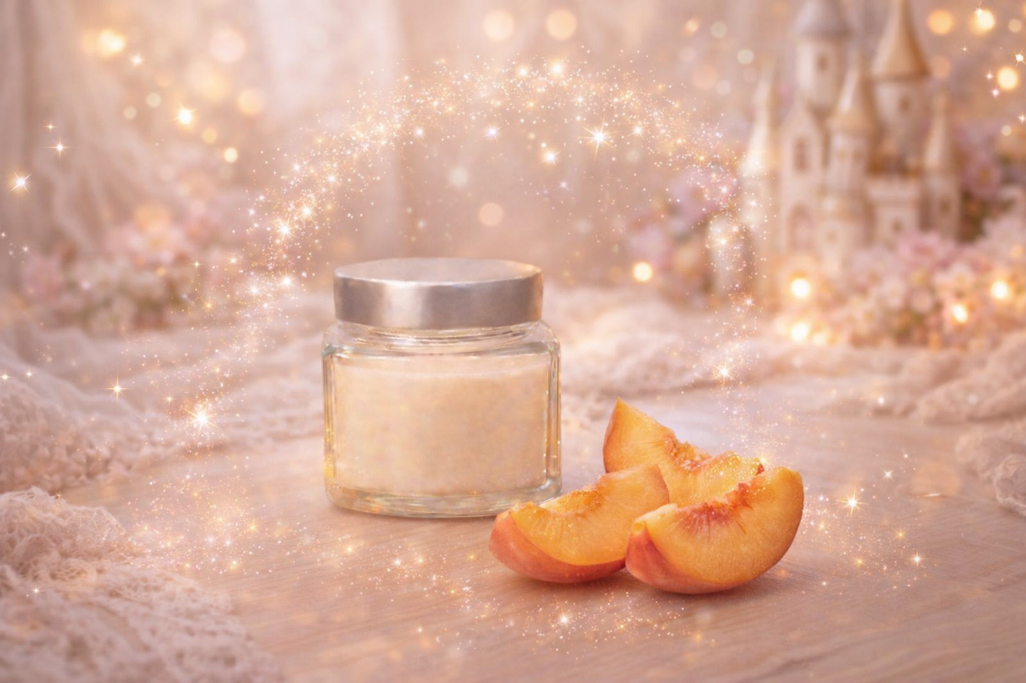 🕯️ Bougie parfumée classique - Pêche