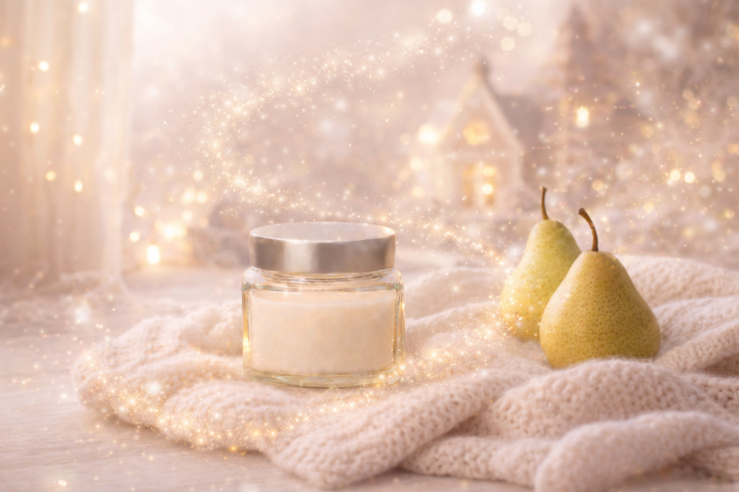 🕯️ Bougie parfumée classique - Cachemire et poire
