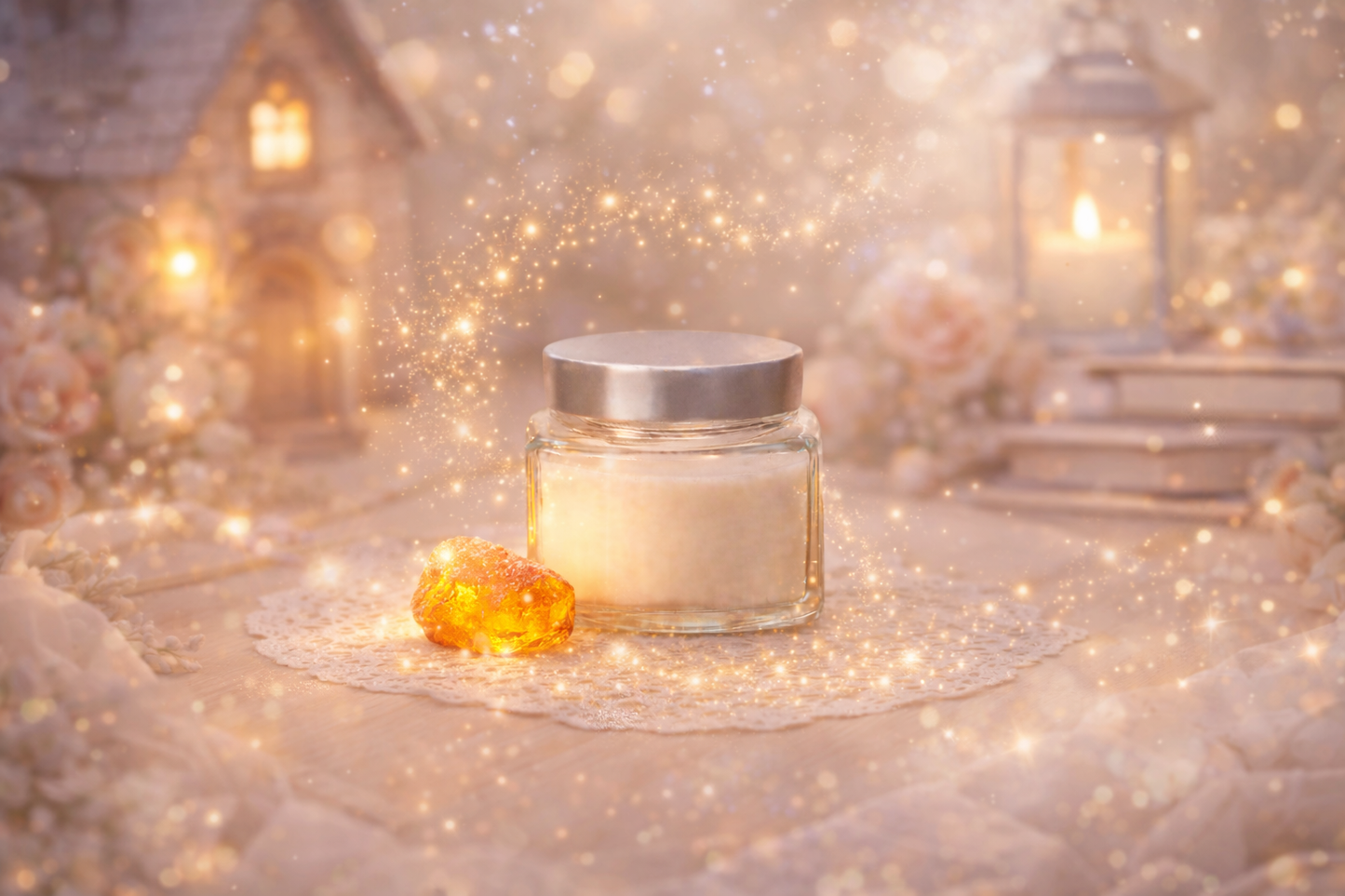 🕯️ Bougie parfumée classique - Ambre gris