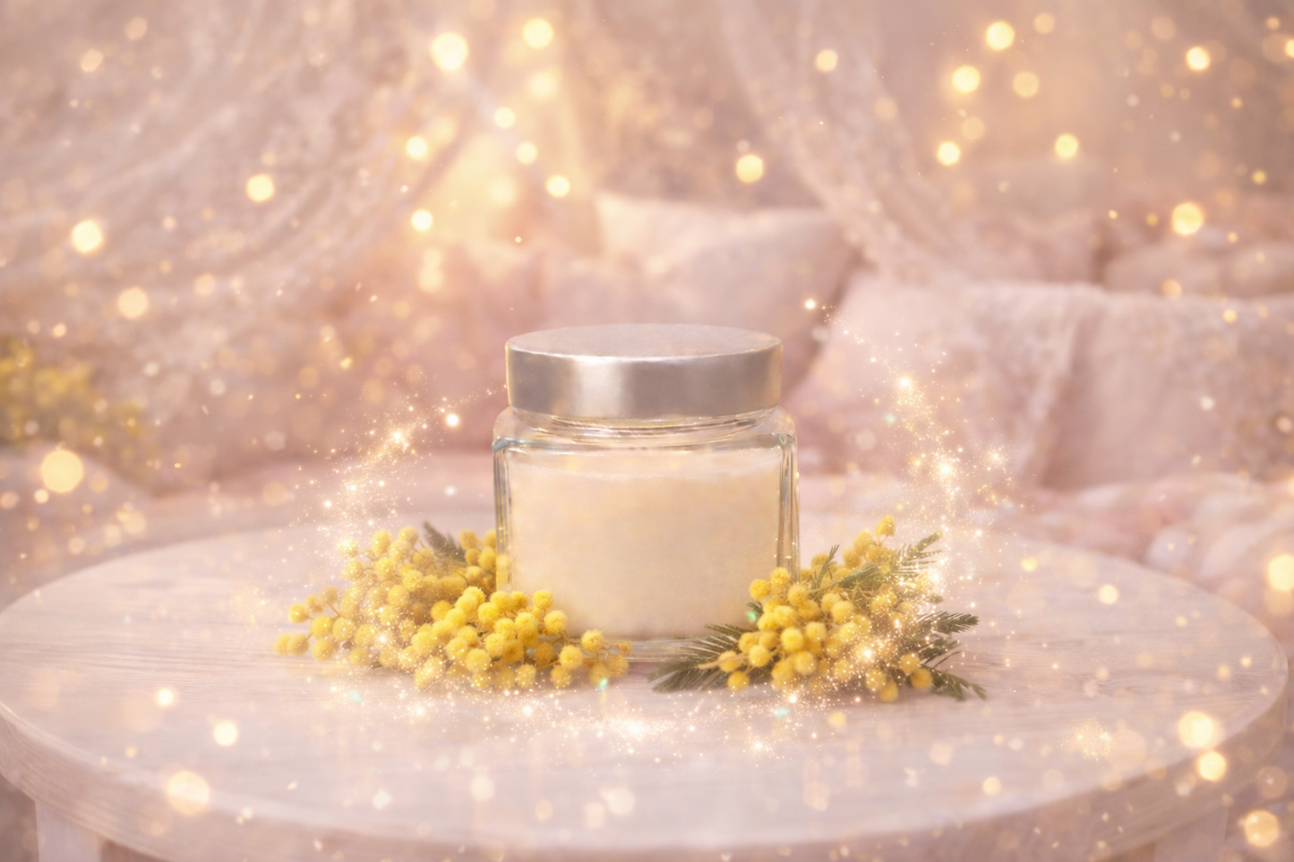 🕯️ Bougie parfumée classique - Mimosa