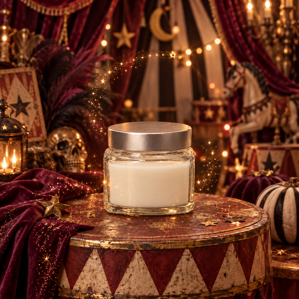 🕯️ Bougie parfumée classique - Cirque macabre