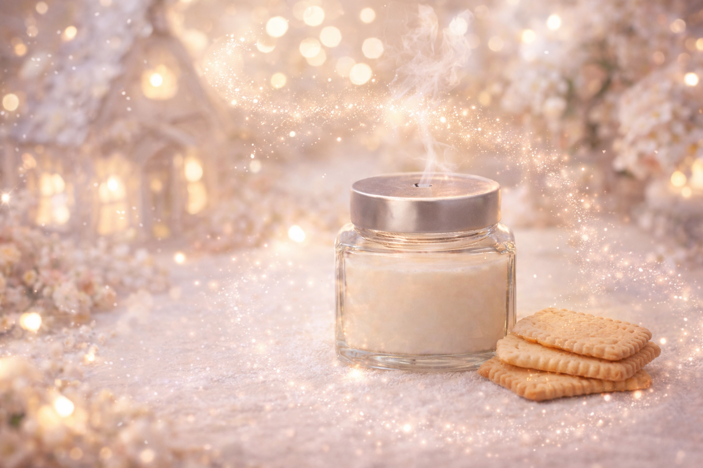 🕯️ Bougie parfumée classique - Petit beurre