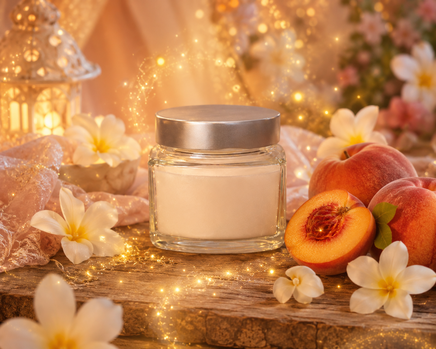 🕯️ Bougie parfumée classique - Monoï Pêche