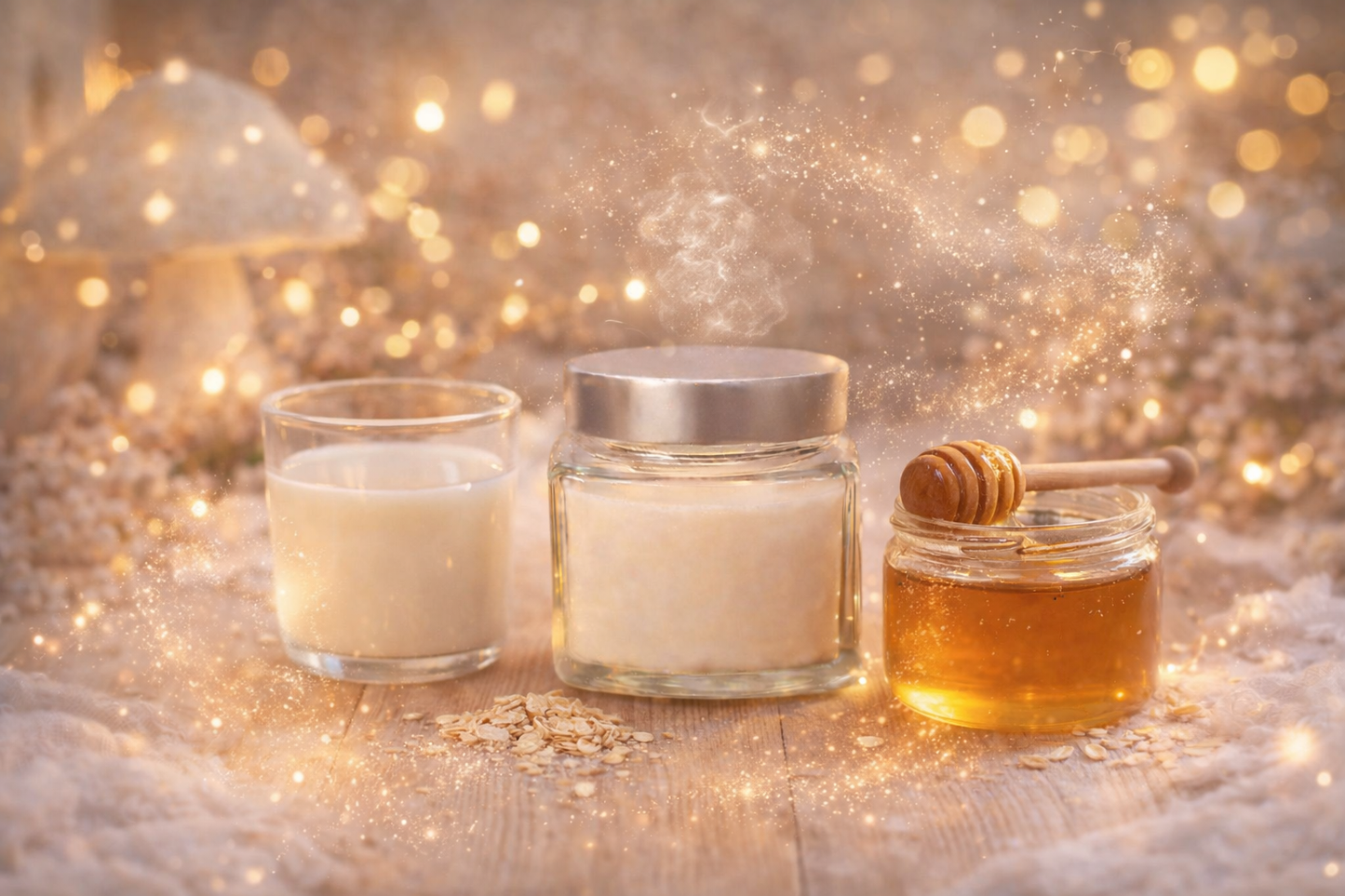 🕯️ Bougie parfumée classique - Lait d'avoine et miel
