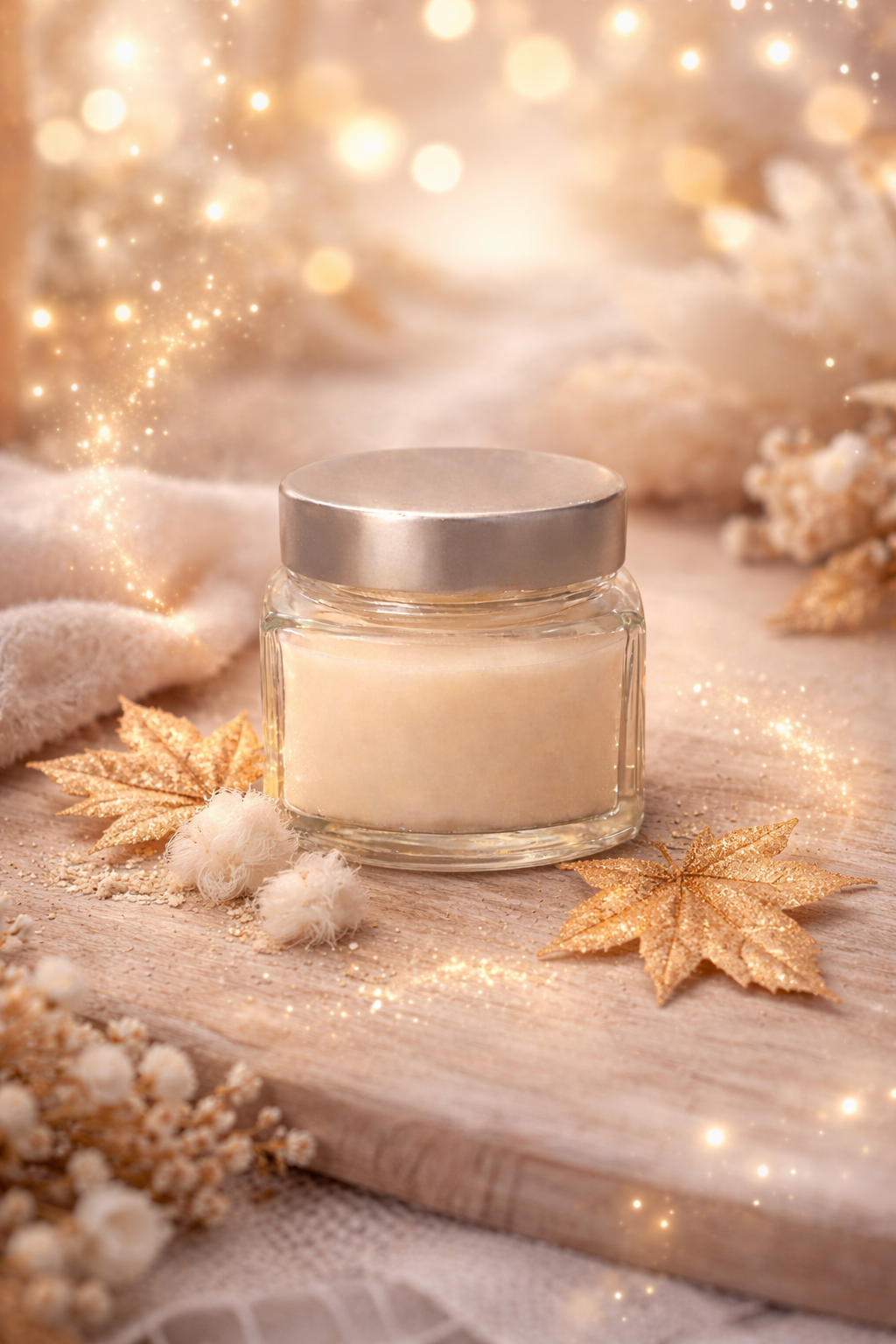 🕯️ Bougie parfumée classique - Erable doré et musc