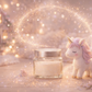🕯️ Bougie parfumée classique - Licorne scintillante