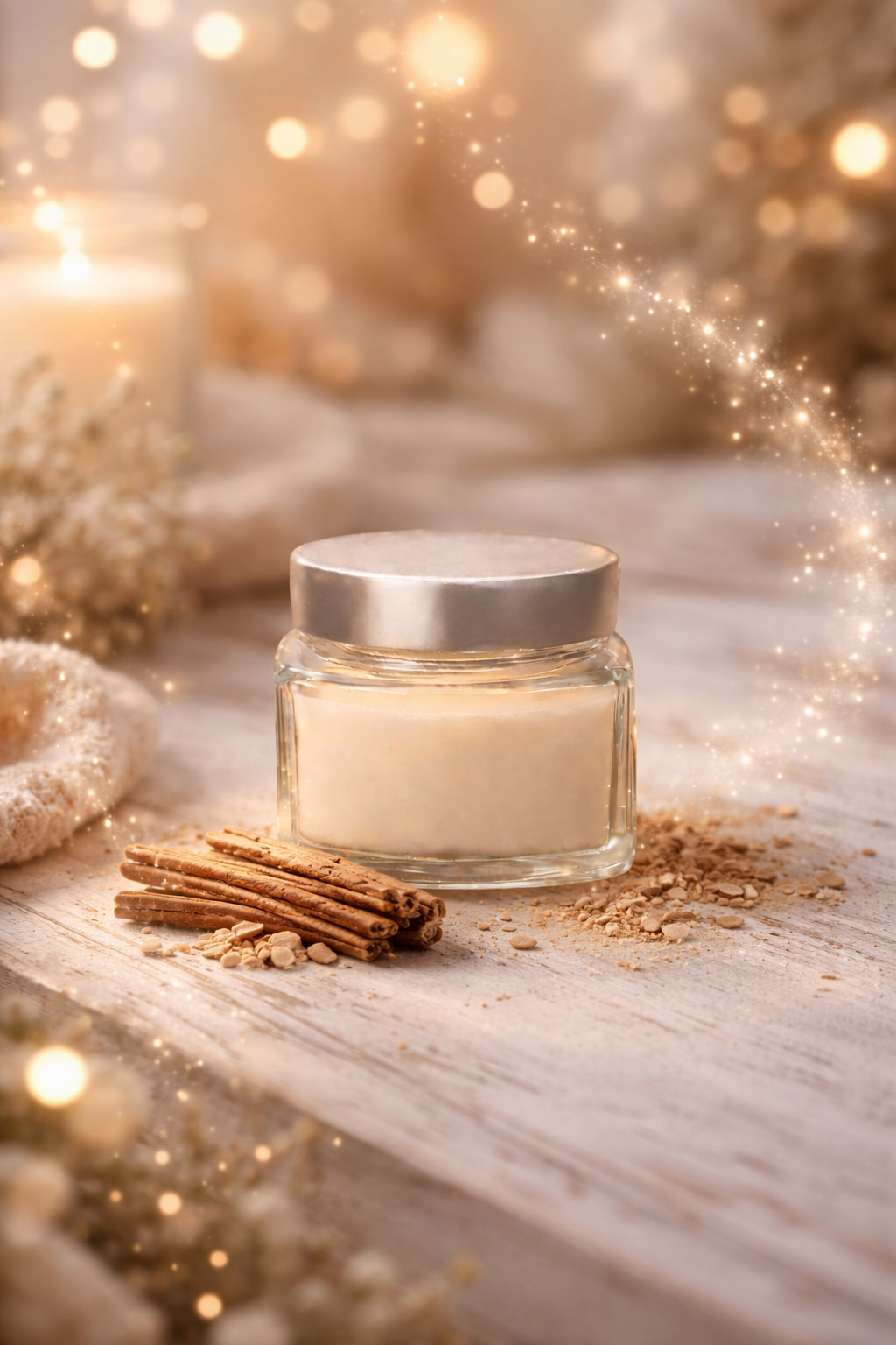 🕯️ Bougie parfumée classique - Santal