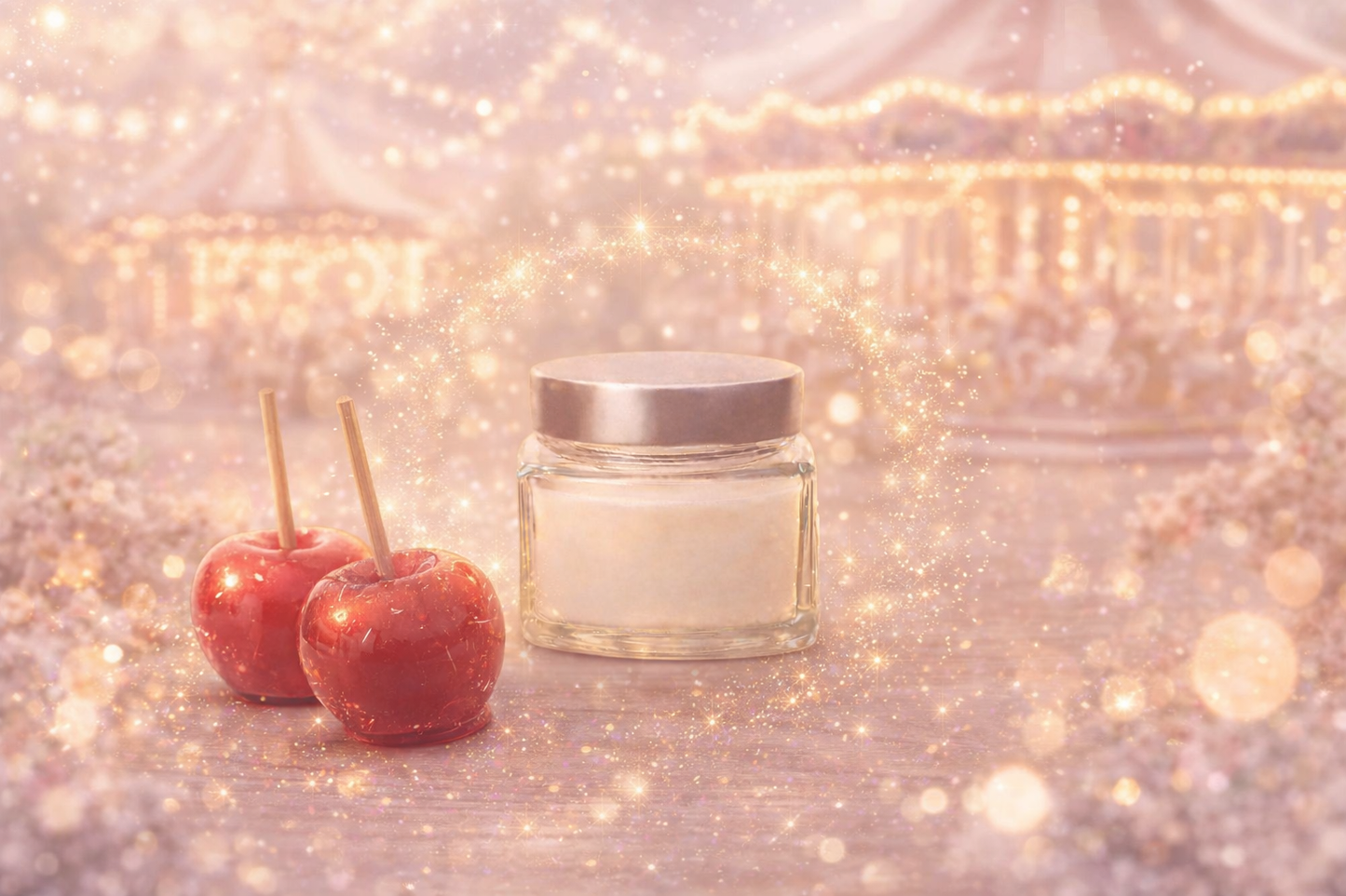 🕯️ Bougie parfumée classique - Pomme d'amour