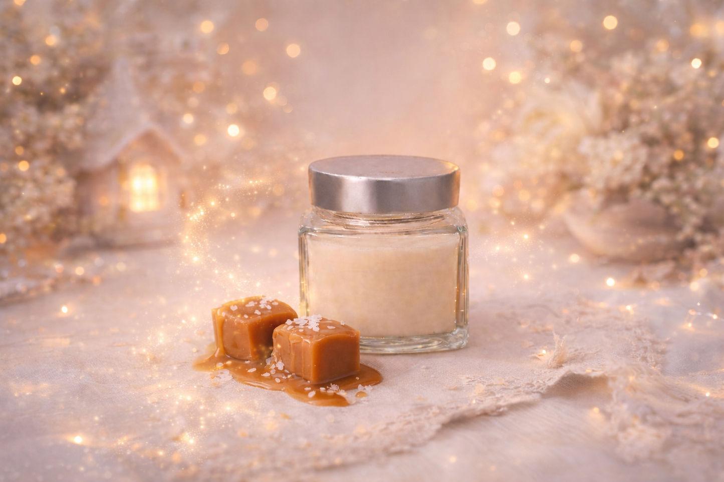 🕯️ Bougie parfumée classique - Caramel beurre salé