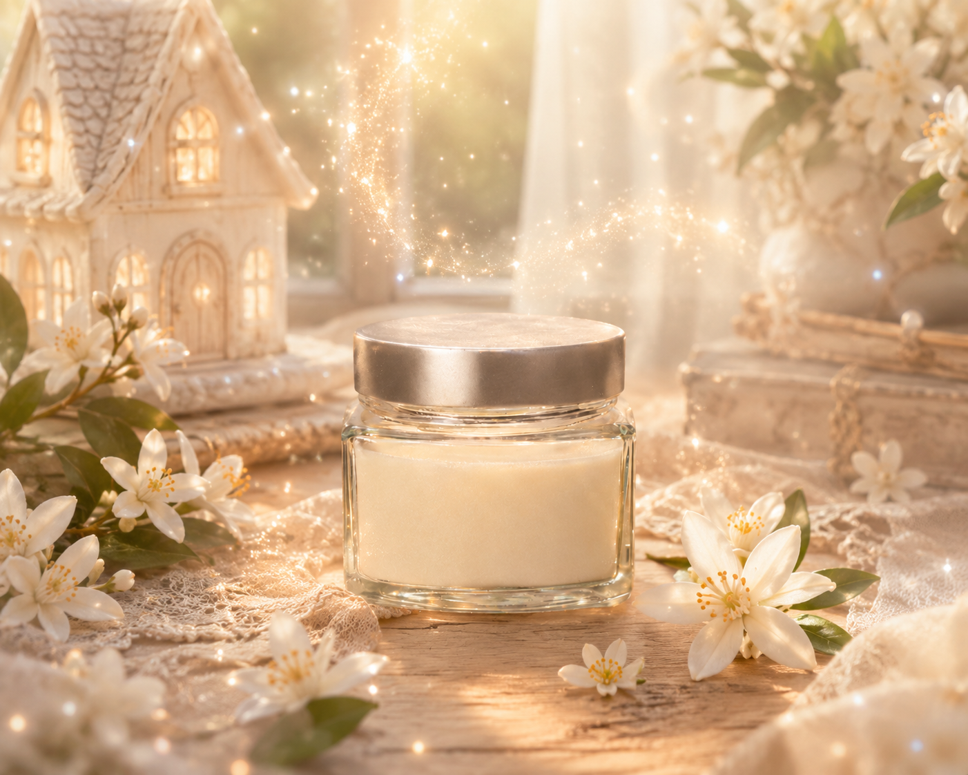 🕯️ Bougie parfumée classique - Fleur d'oranger