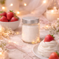 🕯️ Bougie parfumée classique - Fraise chantilly