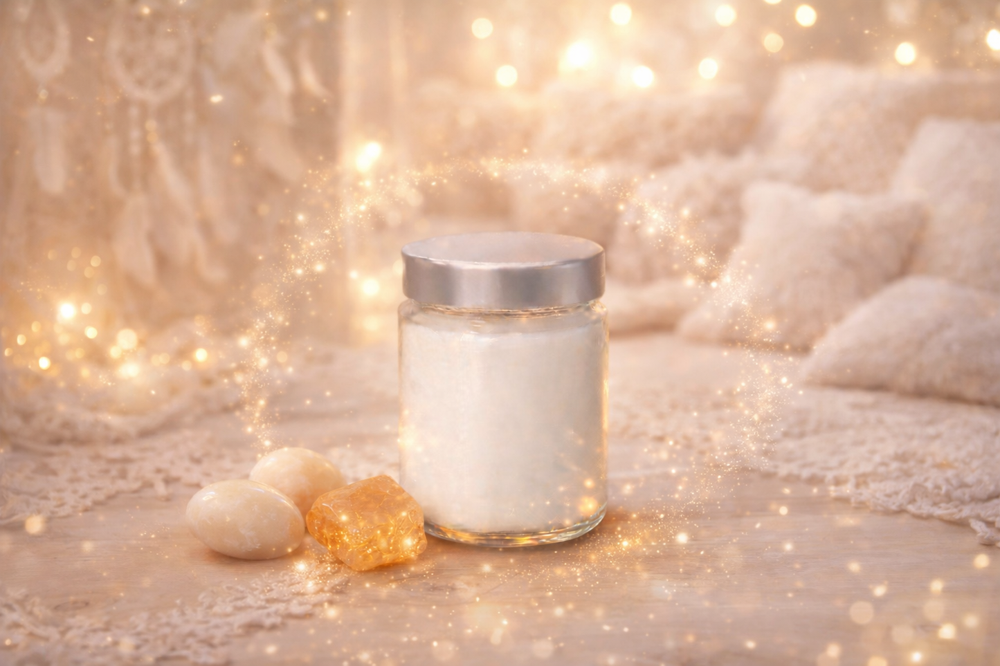 🕯️ Bougie parfumée classique - Ivoire et ambre