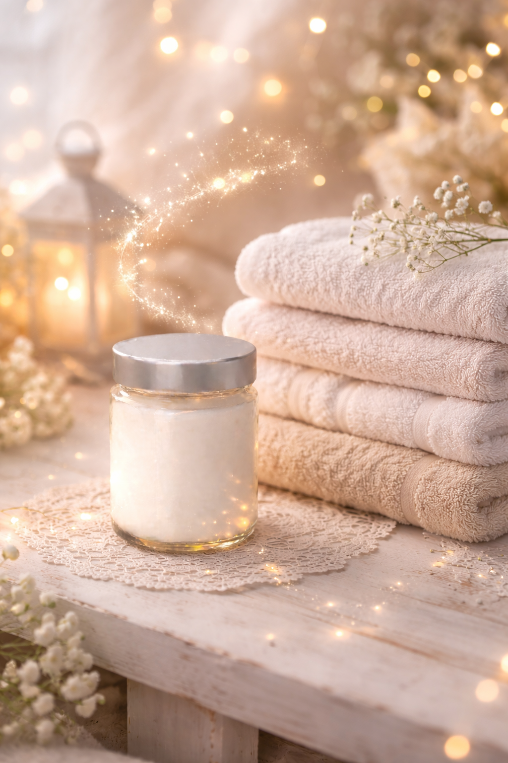 🕯️ Bougie parfumée classique - Linge propre