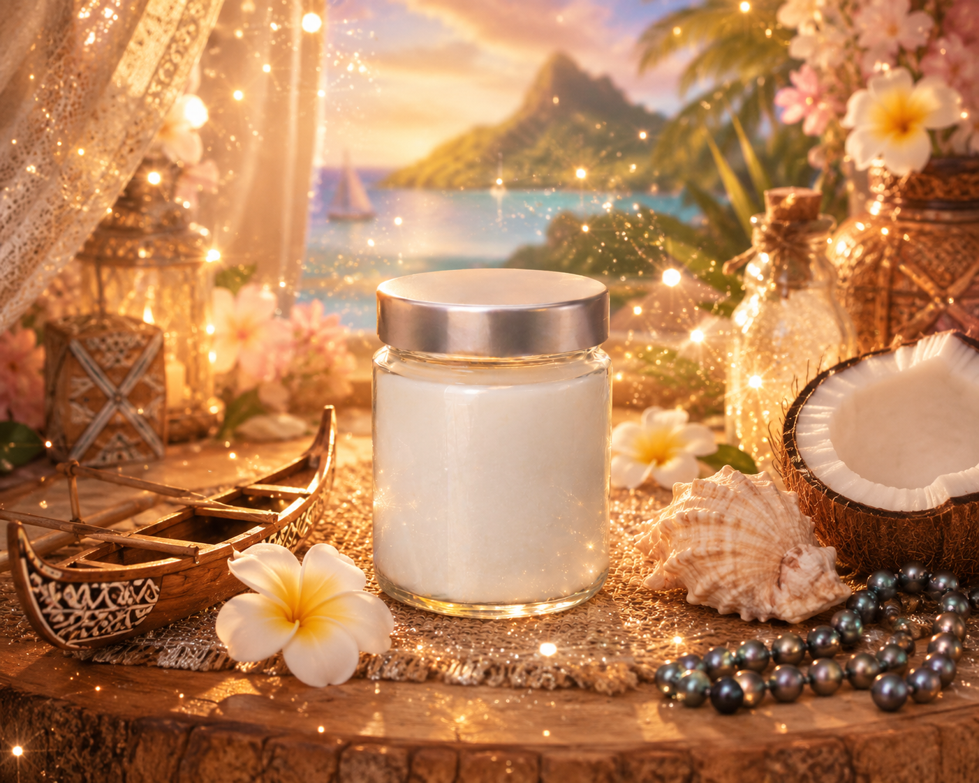 🕯️ Bougie parfumée classique - Tahiti