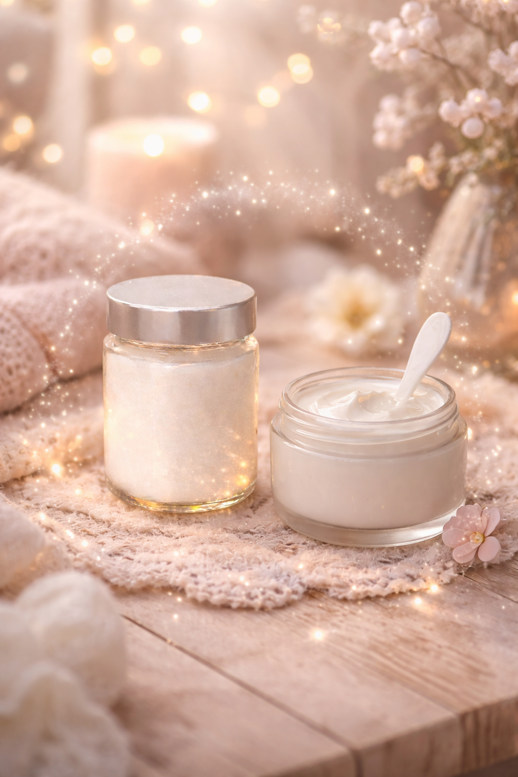 🕯️ Bougie parfumée classique - Crème de soin