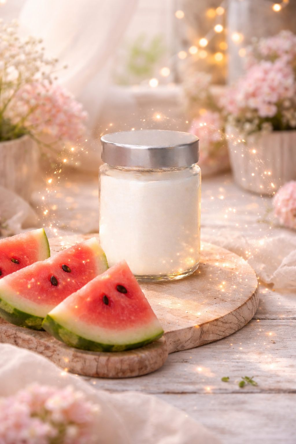 🕯️ Bougie parfumée classique - Pastèque