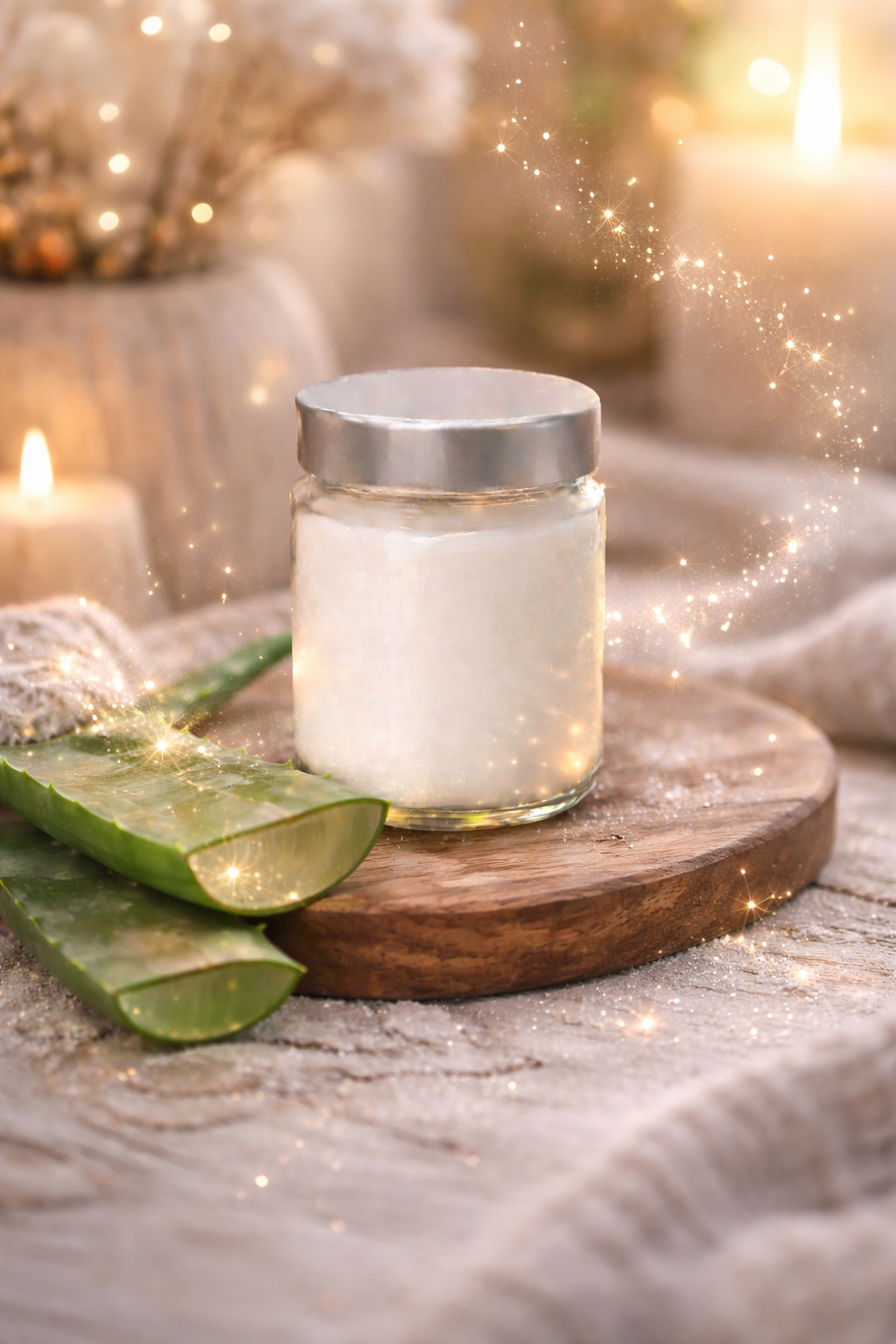 🕯️ Bougie parfumée classique - Aloe vera