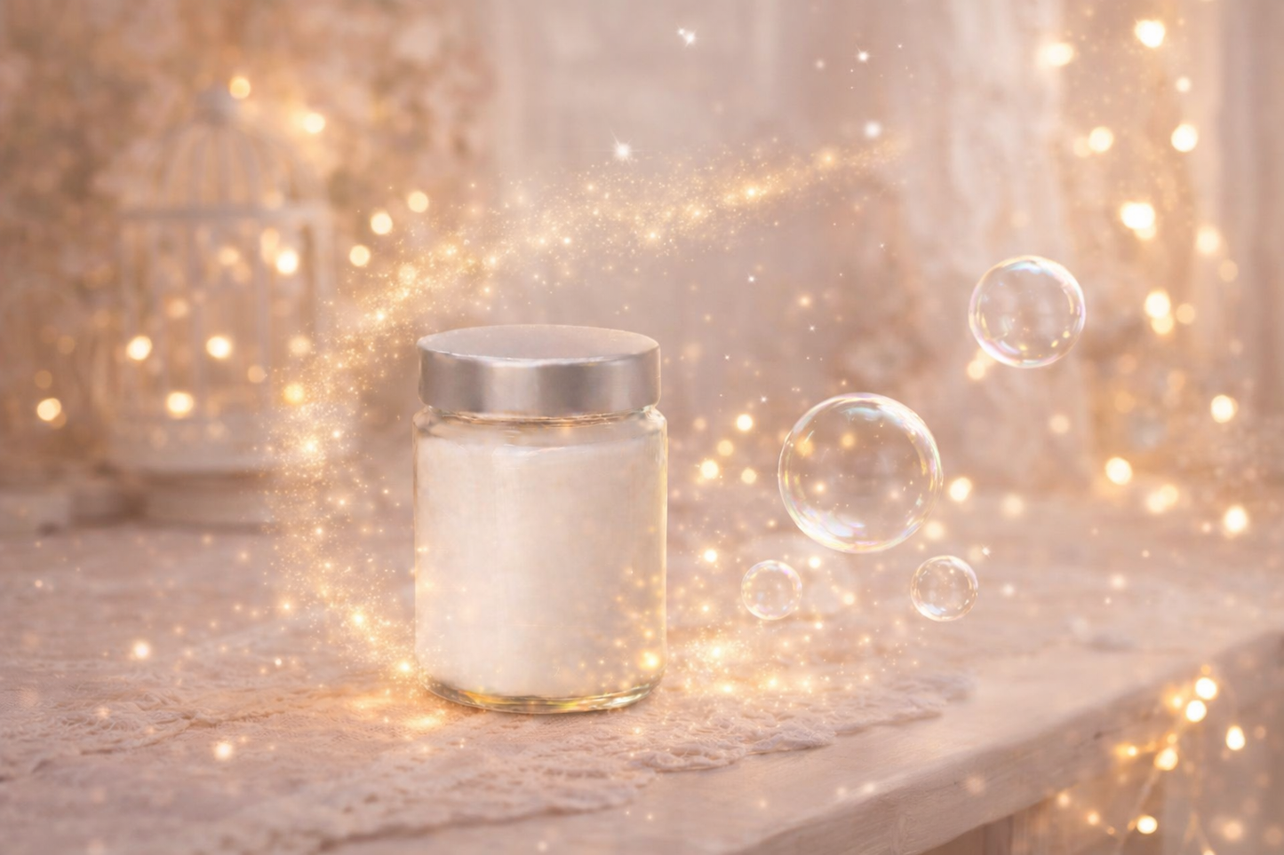 🕯️ Bougie parfumée classique - Bulles de bonheur