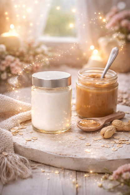 🕯️ Bougie parfumée classique - Beurre de cacahuète