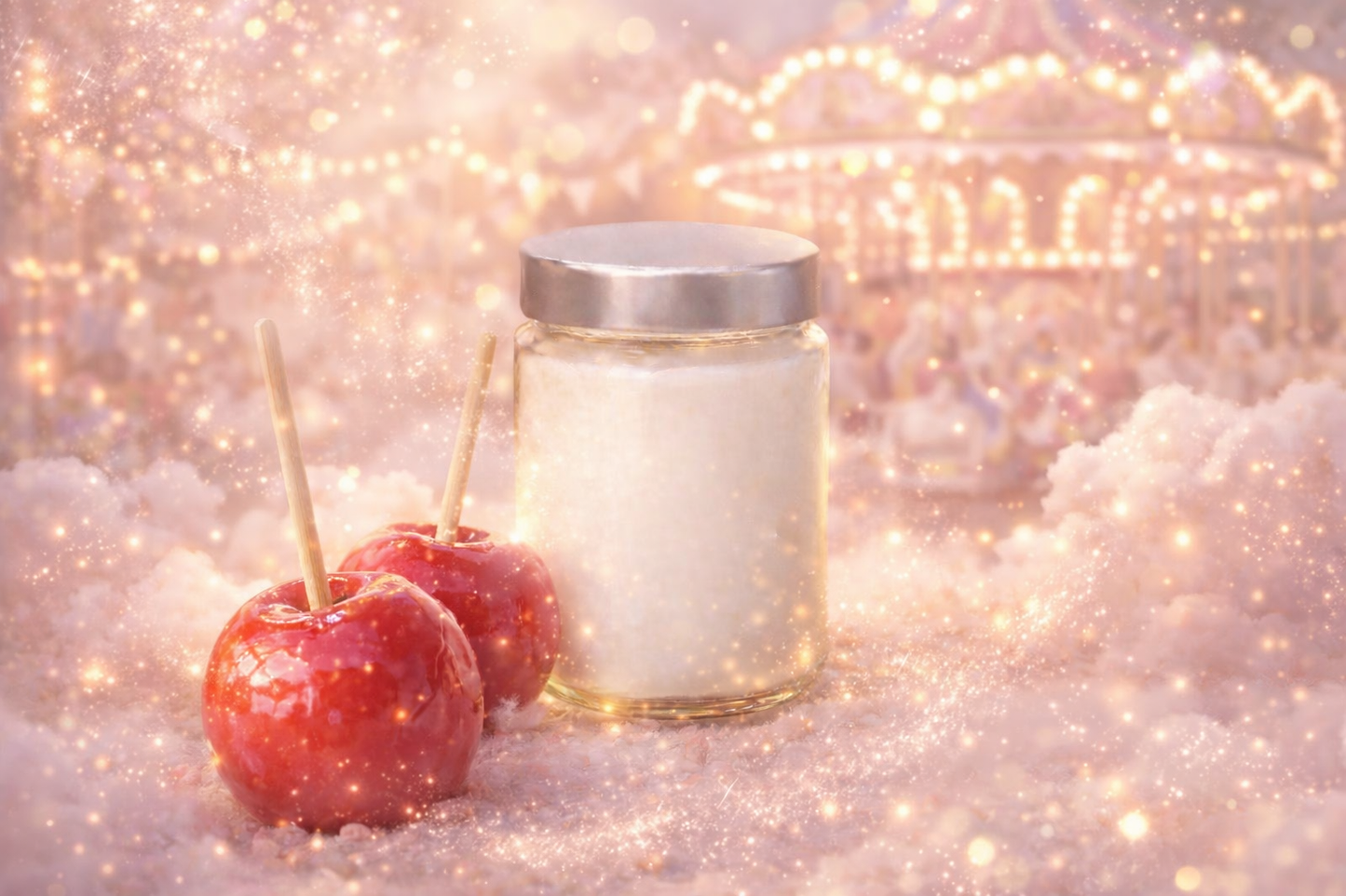 🕯️ Bougie parfumée classique - Pomme d'amour
