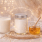 🕯️ Bougie parfumée classique - Lait d'avoine et miel