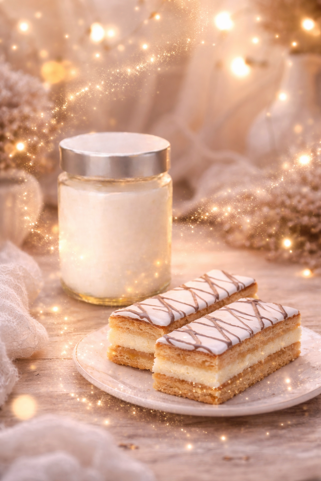 🕯️ Bougie parfumée classique - Millefeuille