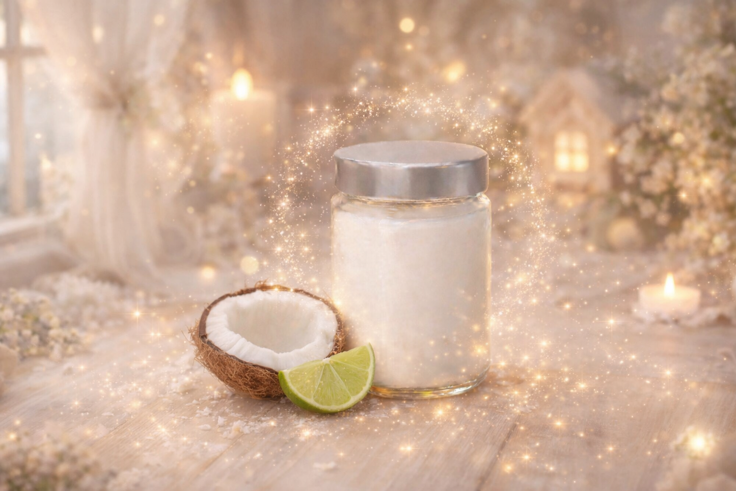 🕯️ Bougie parfumée classique - Coco - citron vert