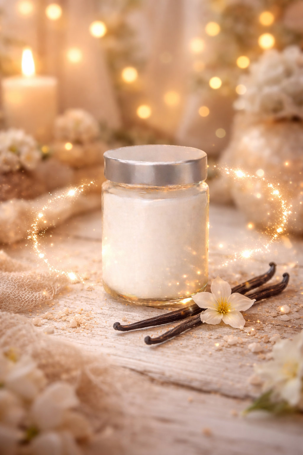 🕯️ Bougie parfumée classique - Vanille
