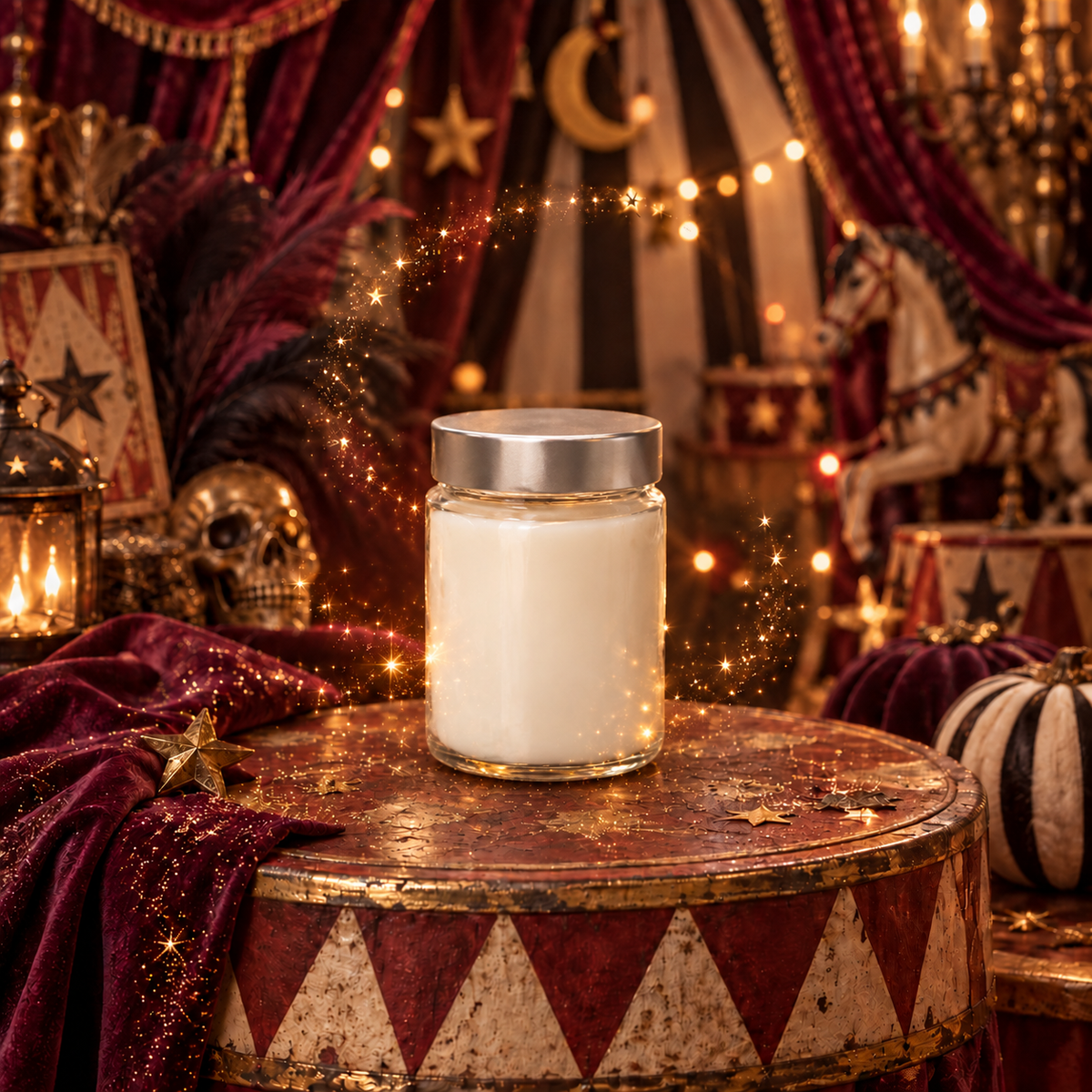 🕯️ Bougie parfumée classique - Cirque macabre