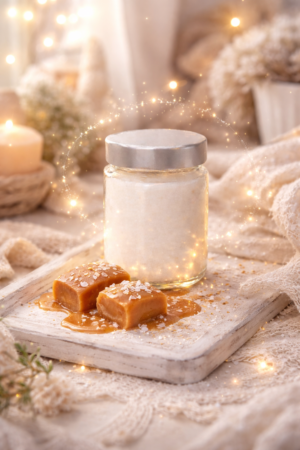 🕯️ Bougie parfumée classique - Caramel beurre salé