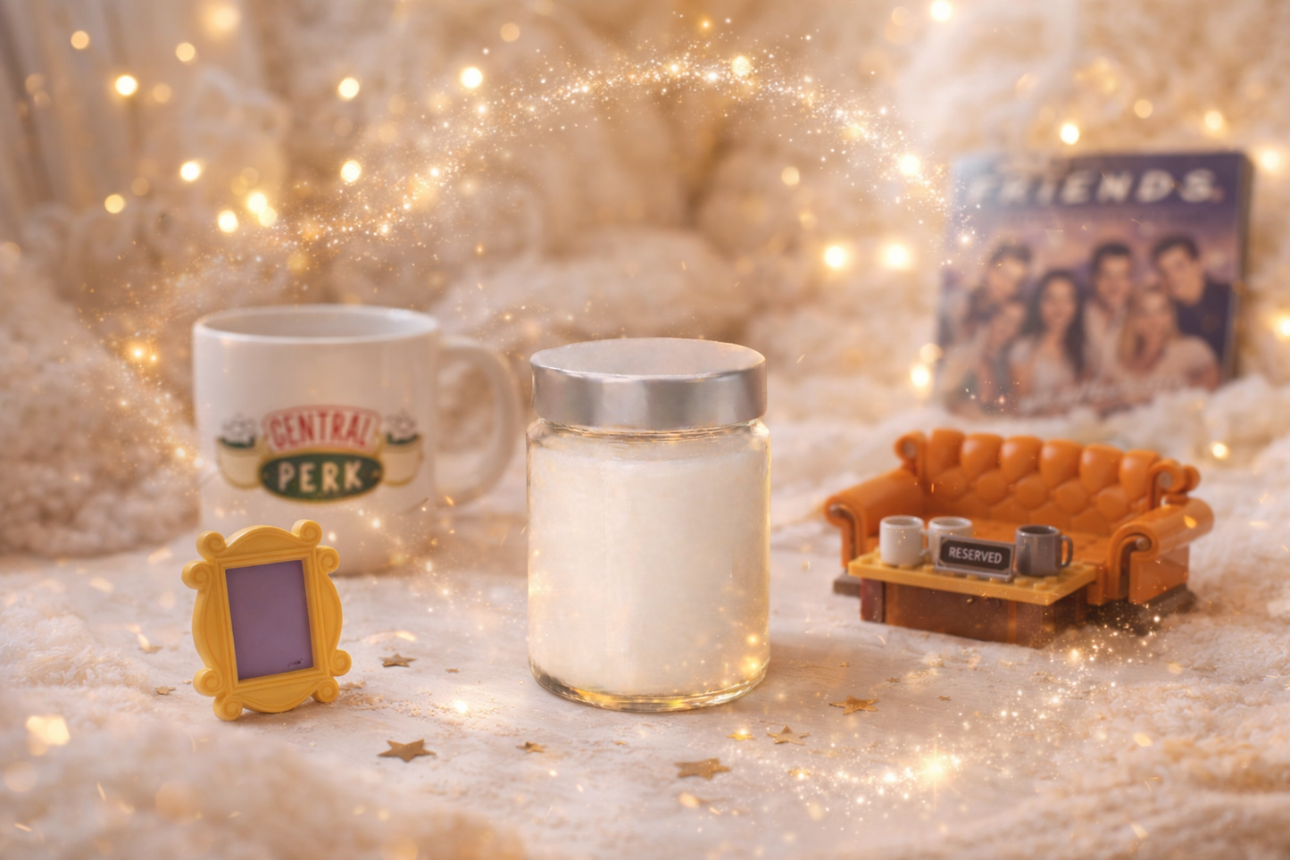 🕯️ Bougie parfumée classique - Les amis