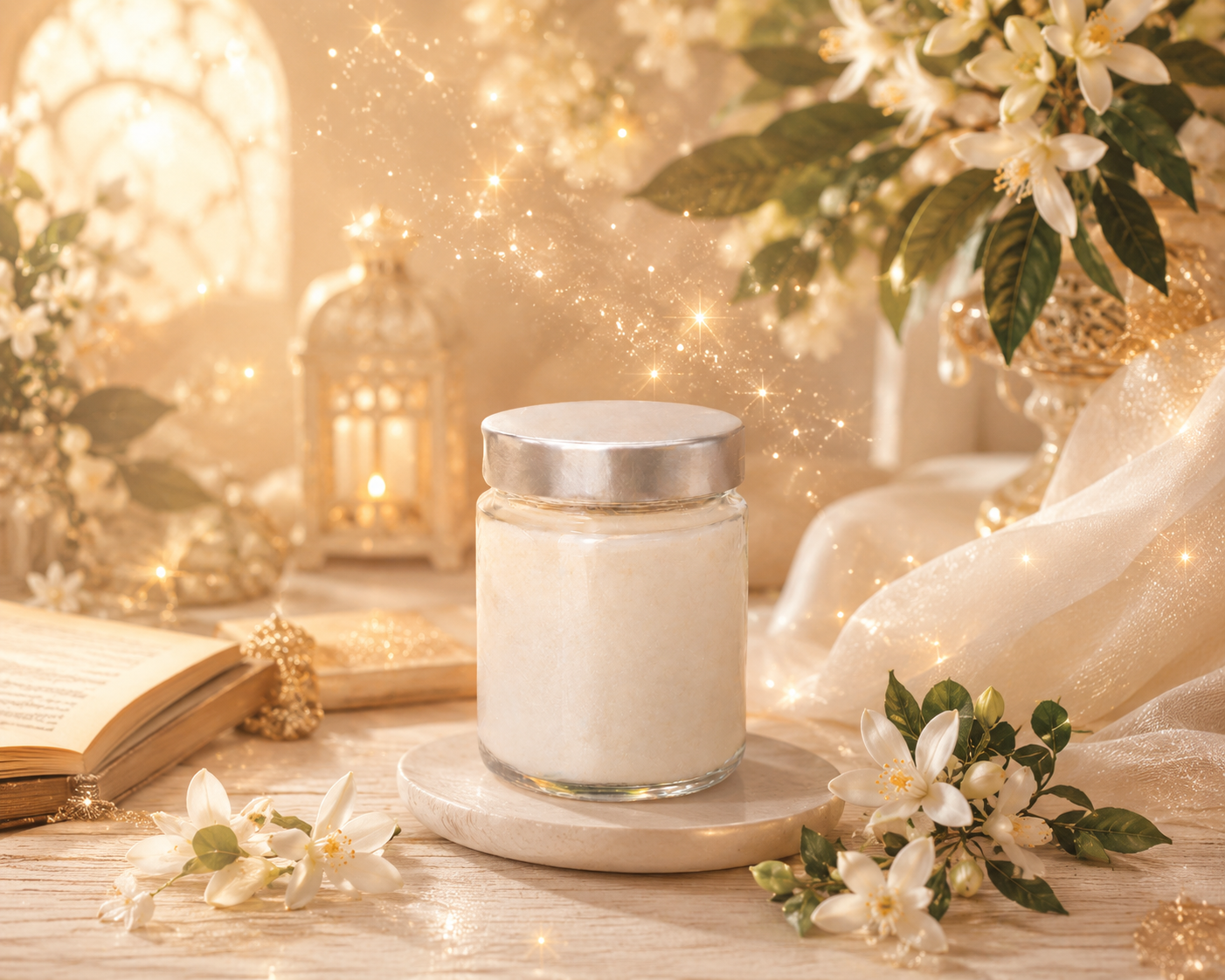 🕯️ Bougie parfumée classique - Fleur d'oranger