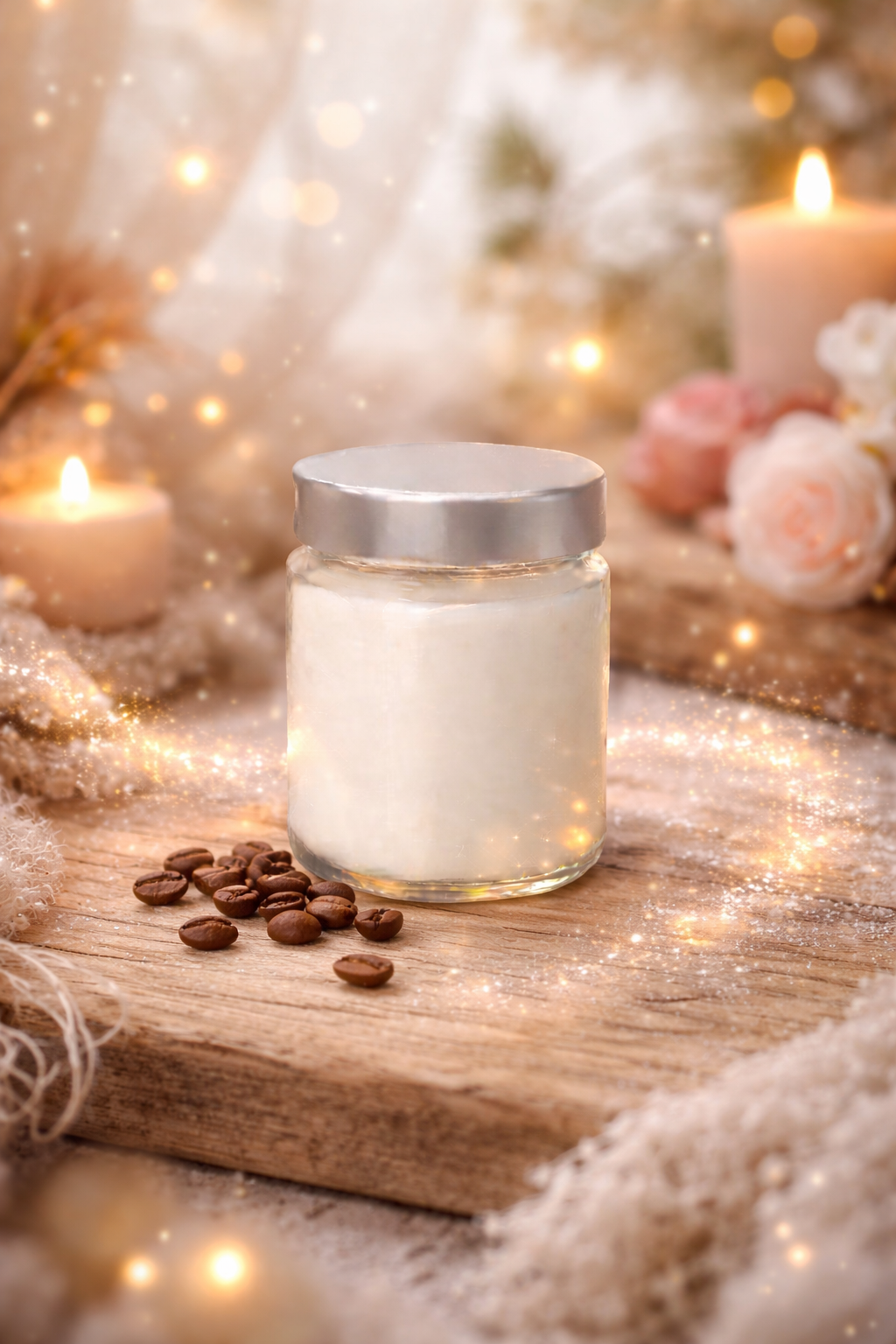 🕯️ Bougie parfumée classique - Cappuccino