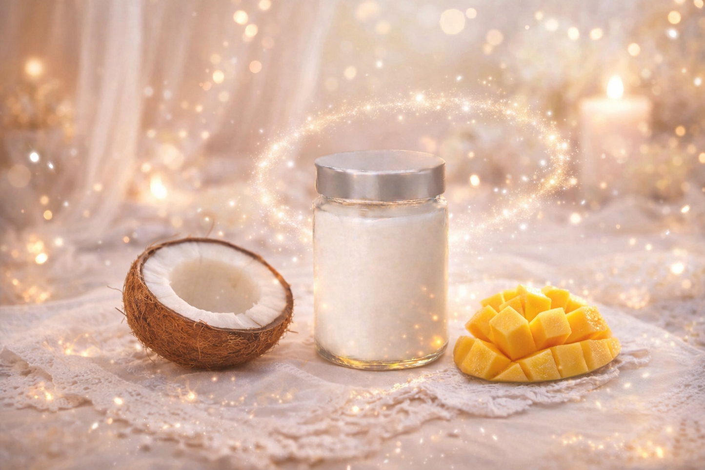🕯️ Bougie parfumée classique - Coco mangue