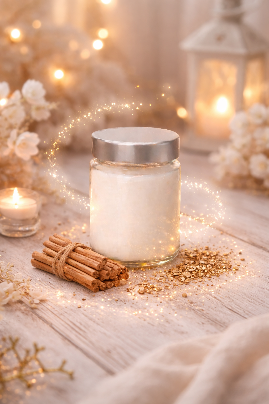 🕯️ Bougie parfumée classique - Santal