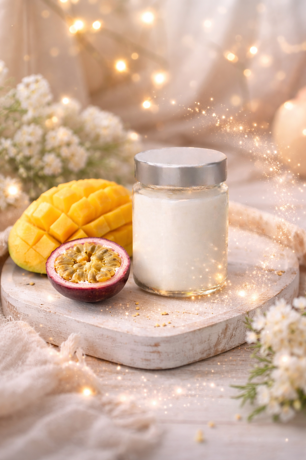🕯️ Bougie parfumée classique - Mangue et fruit de la passion