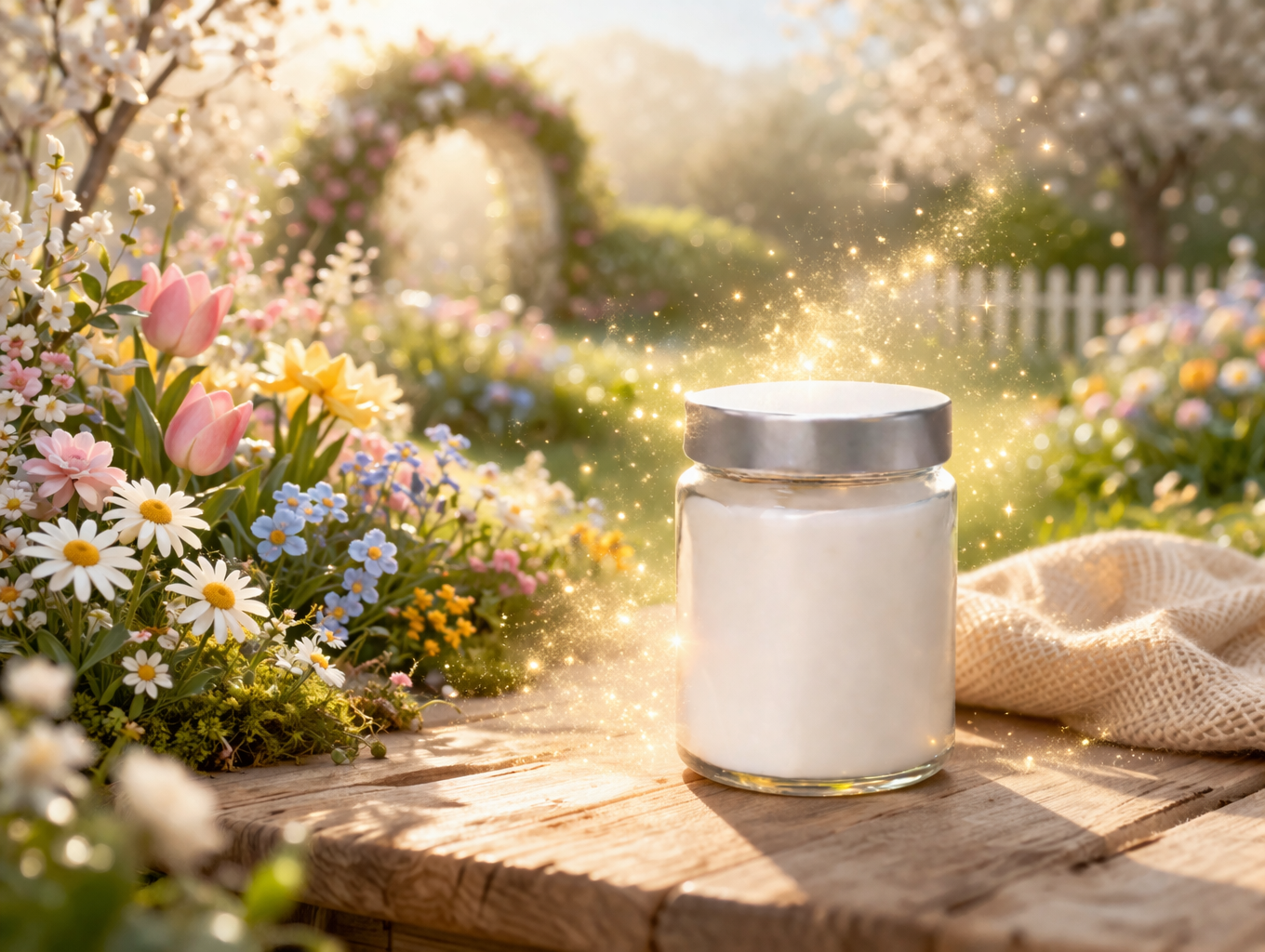 🕯️ Bougie parfumée classique - Jardin printanier