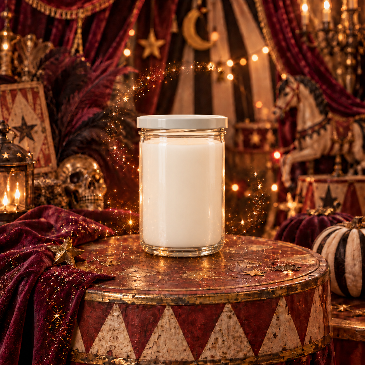 🕯️ Bougie parfumée classique - Cirque macabre
