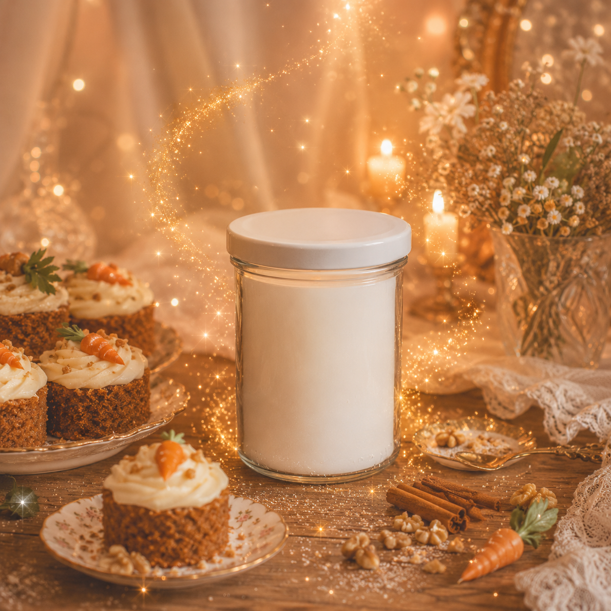 🕯️ Bougie parfumée classique - Carrot cake