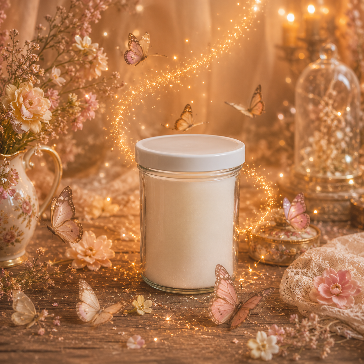 🕯️ Bougie parfumée classique - Ailes de printemps