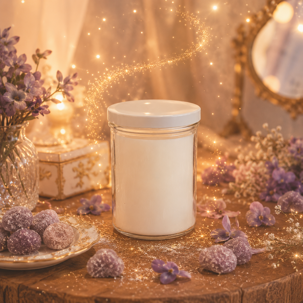 🕯️ Bougie parfumée classique - Violette