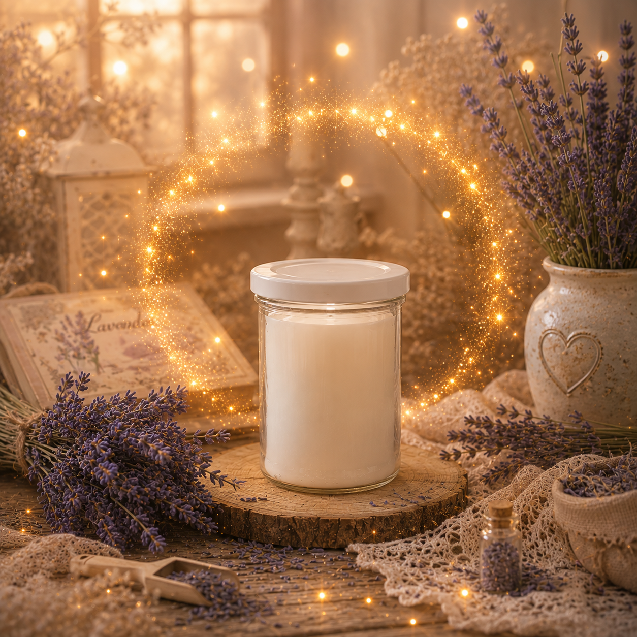 🕯️ Bougie parfumée classique - Lavande