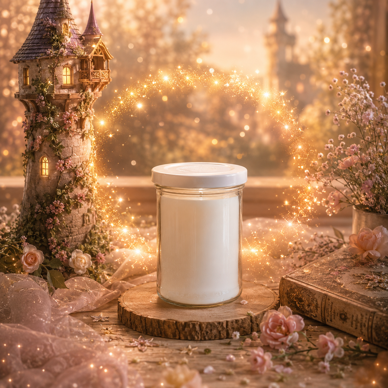 🕯️ Bougie parfumée classique - Raiponce