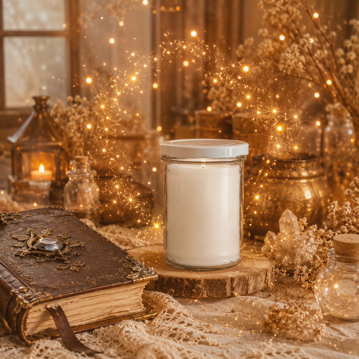 🕯️ Bougie parfumée classique - Grimoire