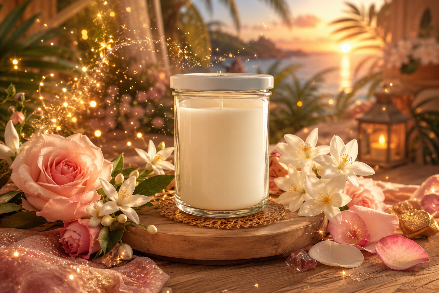 🕯️ Bougie parfumée classique - Tropique intense