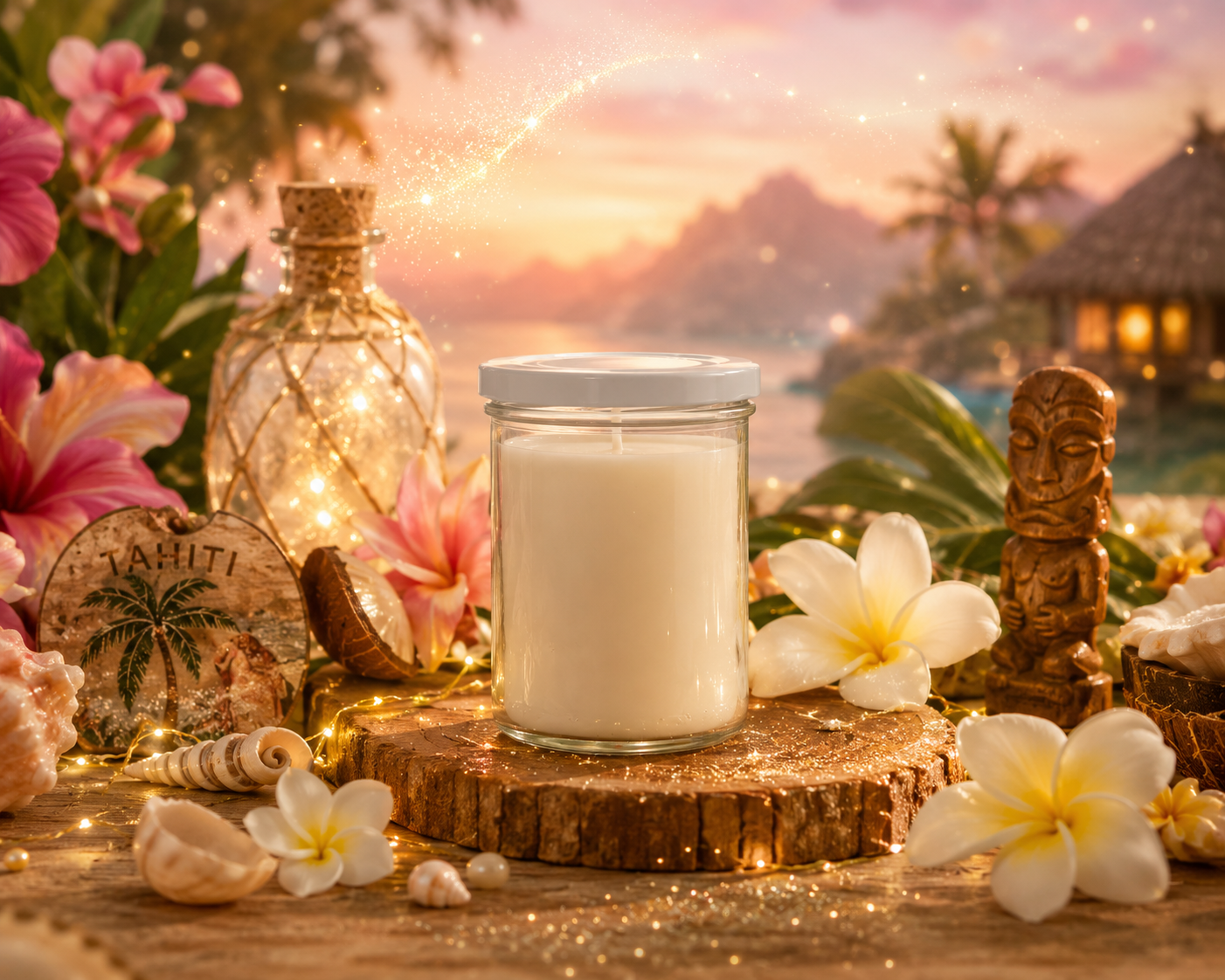 🕯️ Bougie parfumée classique - Tahiti