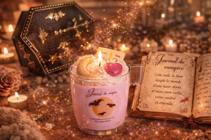 🕯️ Bougie gourmande - "Journal du Vampire"